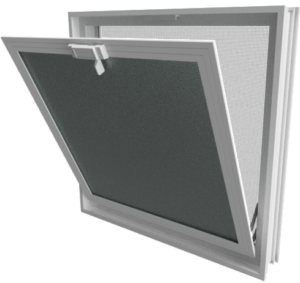 Eolo: Ventana de ventilación con doble cristal y malla anti mosquitos incorporada